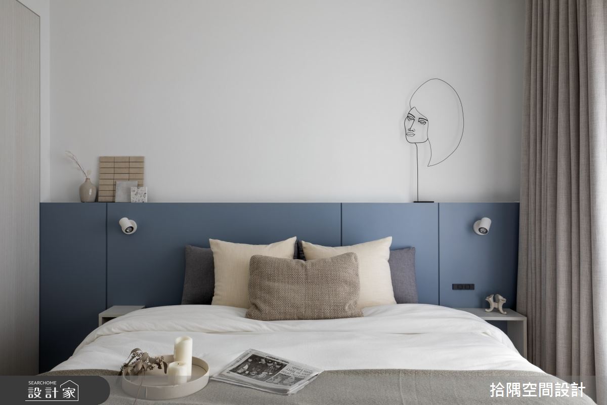 18坪中古屋(5~15年)＿簡約風臥室案例圖片＿拾隅空間設計＿拾隅_去彩度實驗 Desaturation Lab | 簡約風之10