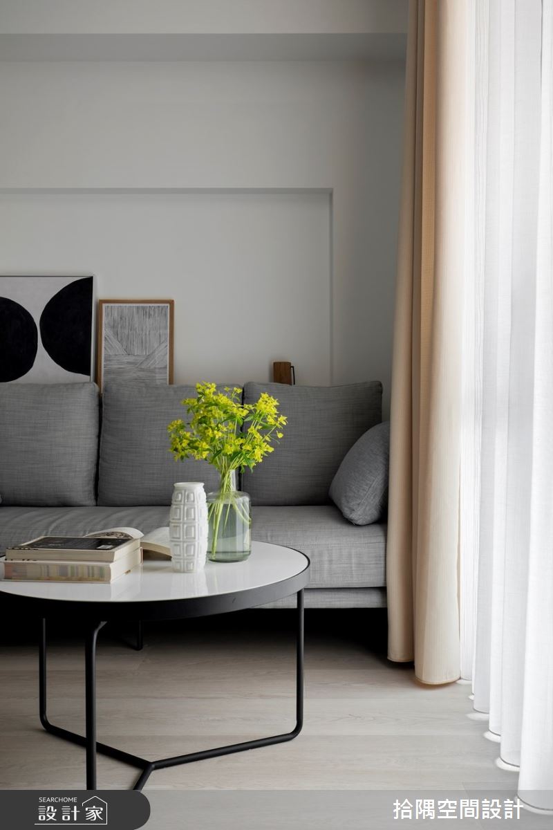 10坪新成屋(5年以下)＿北歐風客廳案例圖片＿拾隅空間設計＿拾隅_夾層秘境 A Tranquil Mezzanine | 北歐風之6