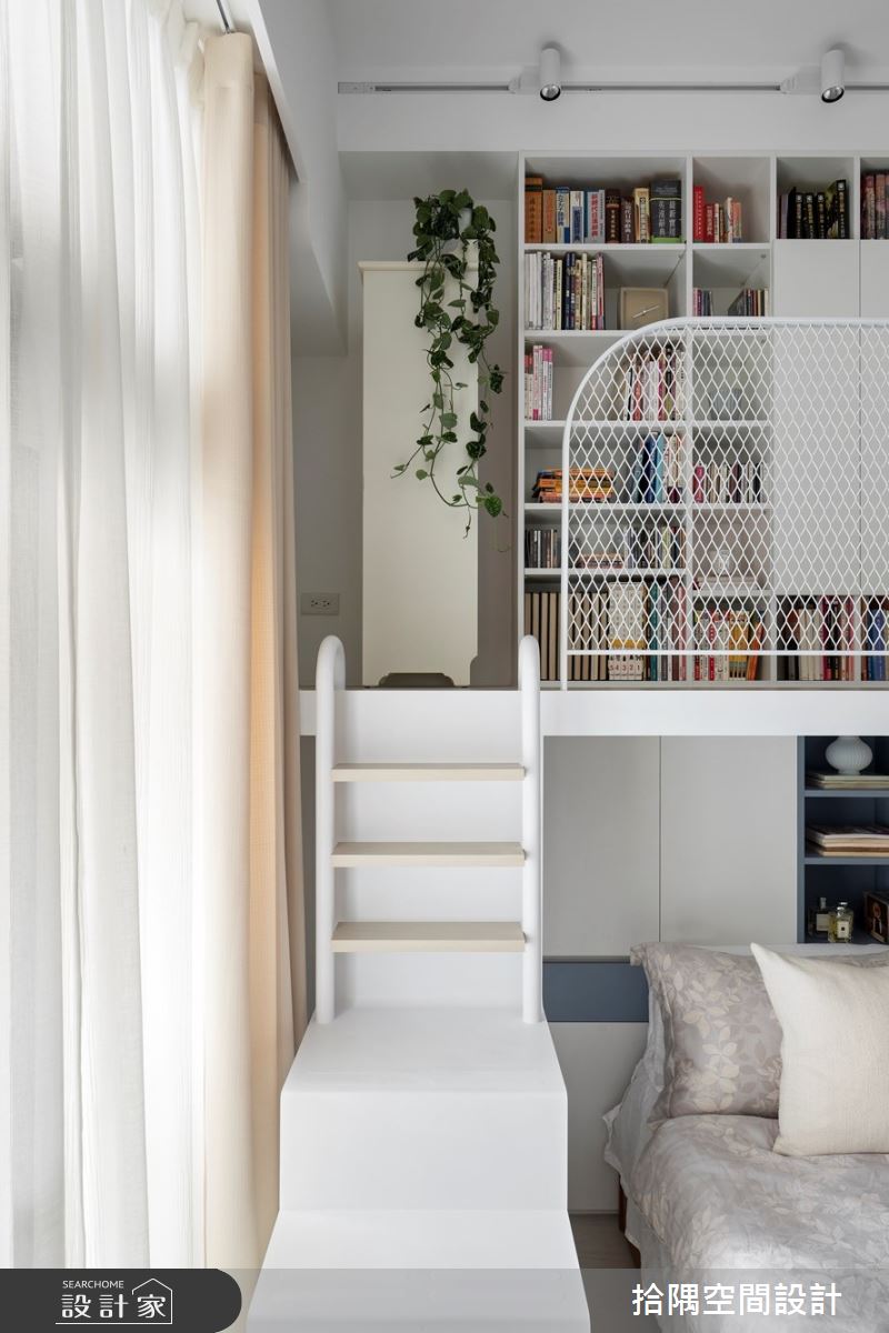 10坪新成屋(5年以下)＿北歐風臥室案例圖片＿拾隅空間設計＿拾隅_夾層秘境 A Tranquil Mezzanine | 北歐風之10