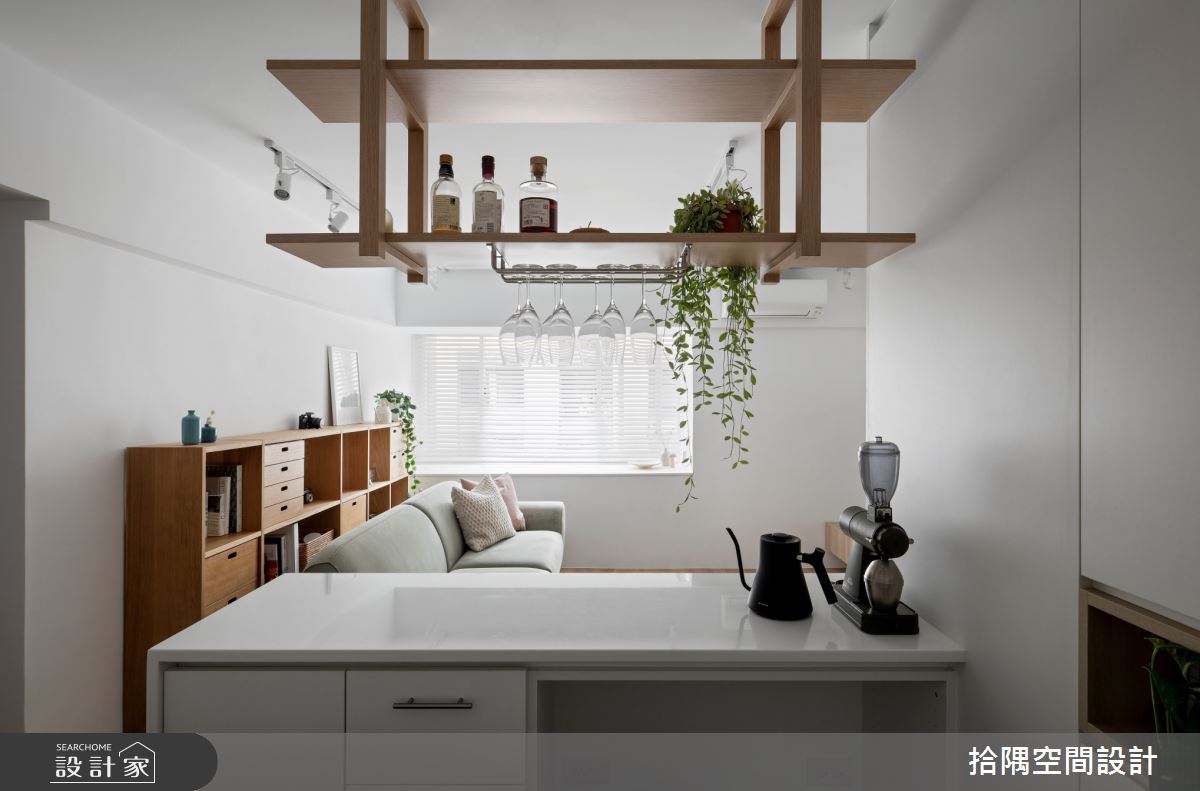23坪老屋(16~30年)＿日式無印風客廳吧檯案例圖片＿拾隅空間設計＿拾隅_沐浴日月 Bathe in the sunlight and moonlight | 日式無印風之3