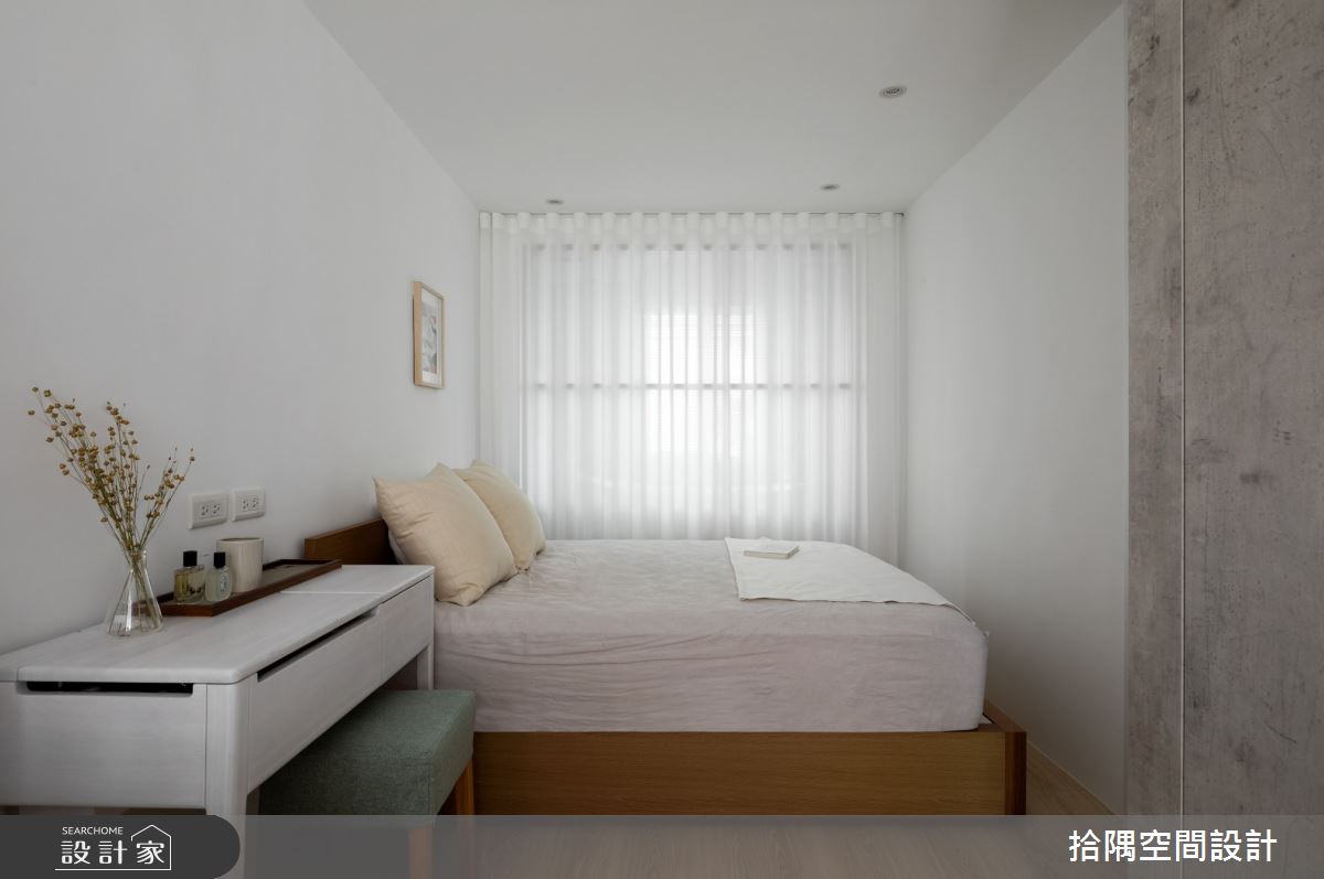 23坪老屋(16~30年)＿日式無印風臥室案例圖片＿拾隅空間設計＿拾隅_沐浴日月 Bathe in the sunlight and moonlight | 日式無印風之6