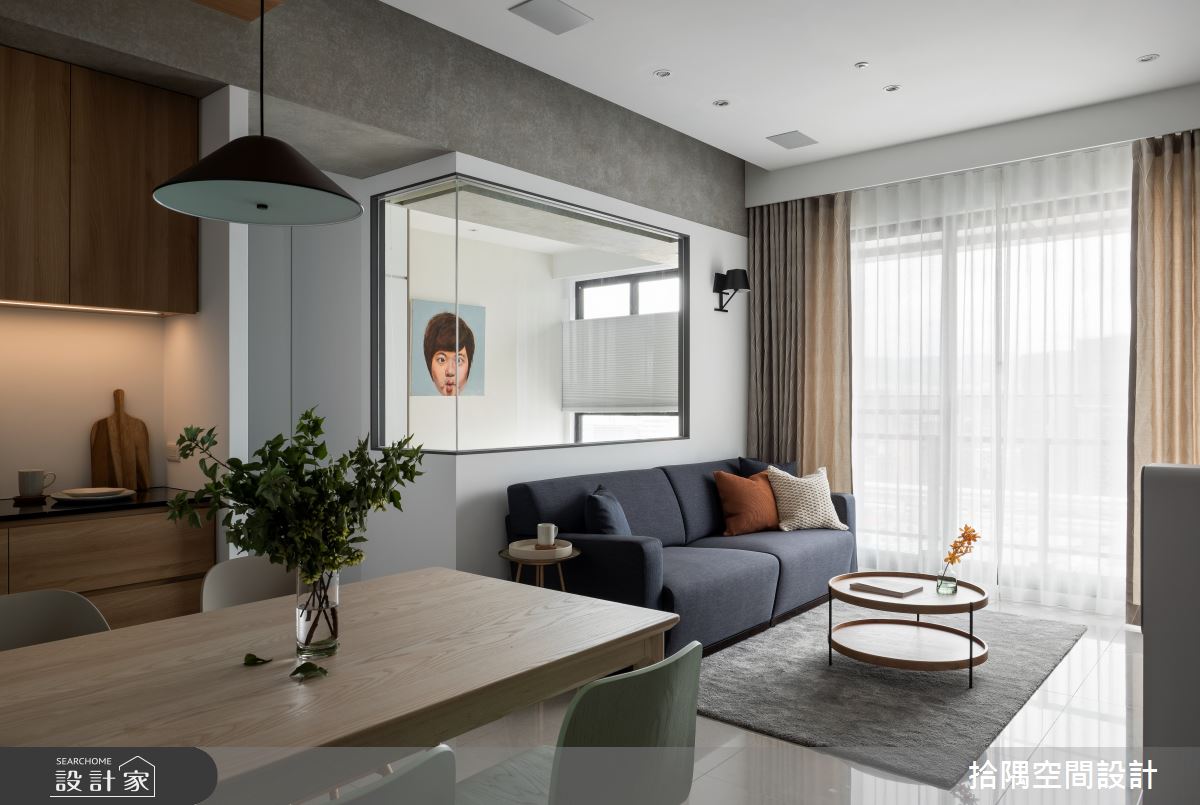20坪新成屋(5年以下)＿混搭風客廳餐廳案例圖片＿拾隅空間設計＿拾隅_矩之況味 Ordinary Rectangle | 混搭風之6