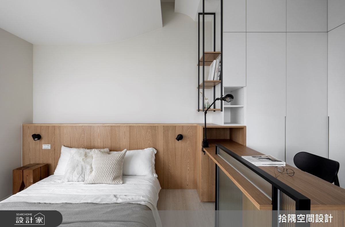 19坪新成屋(5年以下)＿混搭風臥室案例圖片＿拾隅空間設計＿拾隅_水居 River House｜混搭風之11