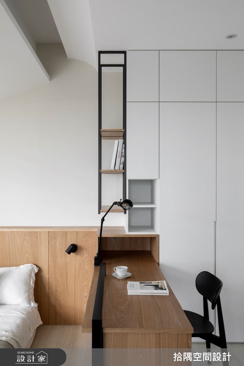 19坪新成屋(5年以下)＿混搭風臥室案例圖片＿拾隅空間設計＿拾隅_水居 River House｜混搭風之12