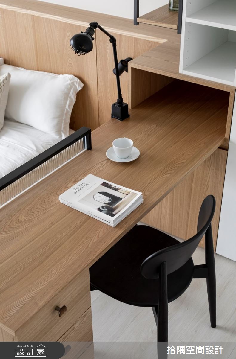 19坪新成屋(5年以下)＿混搭風臥室案例圖片＿拾隅空間設計＿拾隅_水居 River House｜混搭風之15