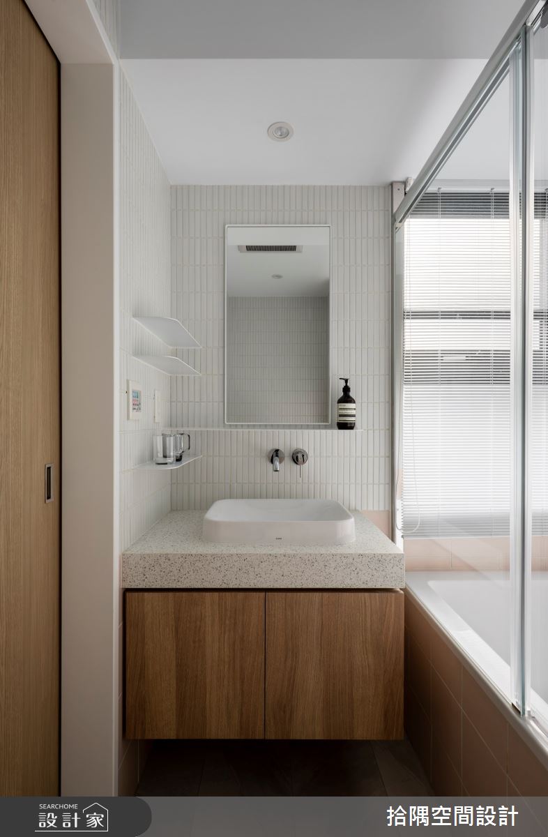 20坪中古屋(5~15年)＿混搭風浴室案例圖片＿拾隅空間設計＿拾隅_質趣 Elegance exploring | 混搭風之20