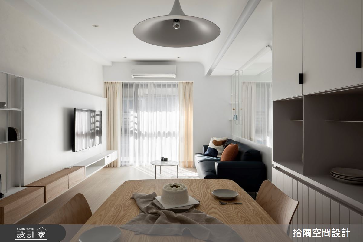 20坪中古屋(5~15年)＿混搭風客廳餐廳案例圖片＿拾隅空間設計＿拾隅_質趣 Elegance exploring | 混搭風之9