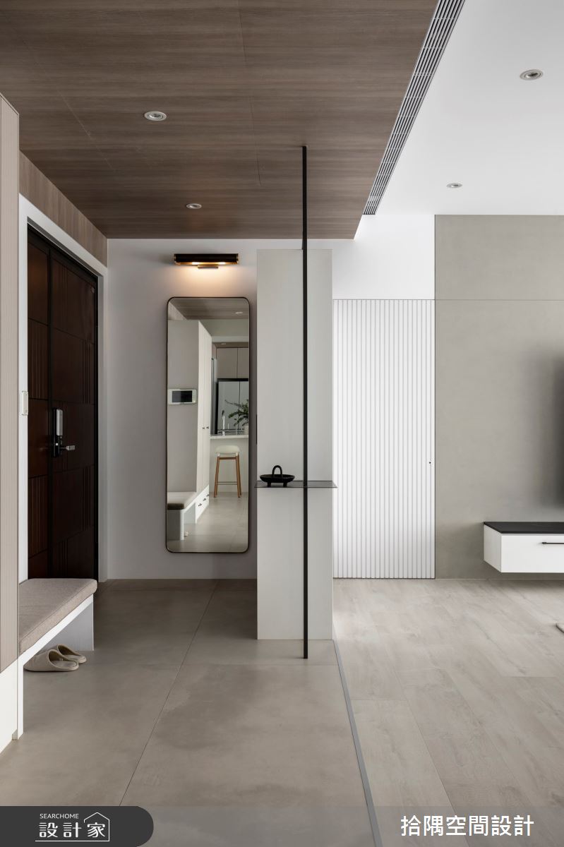 36坪新成屋(5年以下)＿北歐風玄關案例圖片＿拾隅空間設計＿拾隅_時光絮語 Time Whispering | 北歐風之6