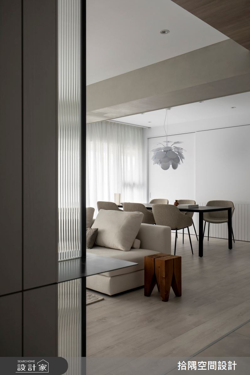 36坪新成屋(5年以下)＿北歐風客廳案例圖片＿拾隅空間設計＿拾隅_時光絮語 Time Whispering | 北歐風之1