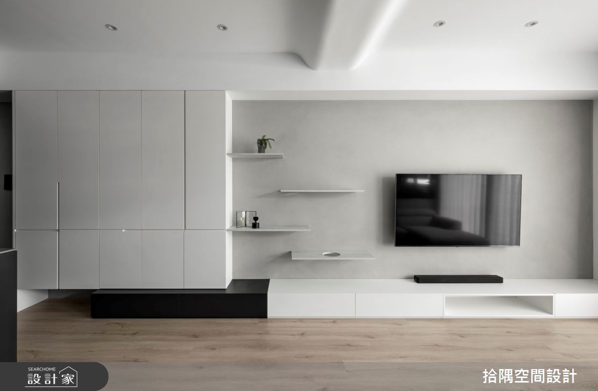 16坪新成屋(5年以下)＿北歐風客廳案例圖片＿拾隅空間設計＿拾隅_純淨脈動 Pure Pulsation｜北歐風之16