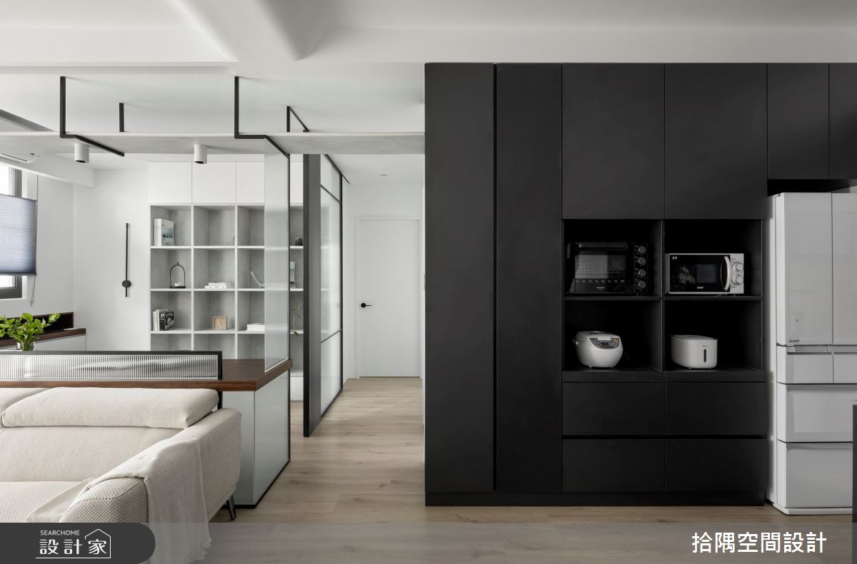 16坪新成屋(5年以下)＿北歐風客廳案例圖片＿拾隅空間設計＿拾隅_純淨脈動 Pure Pulsation｜北歐風之4