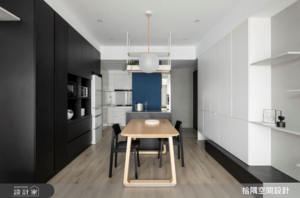 16坪新成屋(5年以下)＿北歐風餐廳案例圖片＿拾隅空間設計＿拾隅_純淨脈動 Pure Pulsation｜北歐風之3