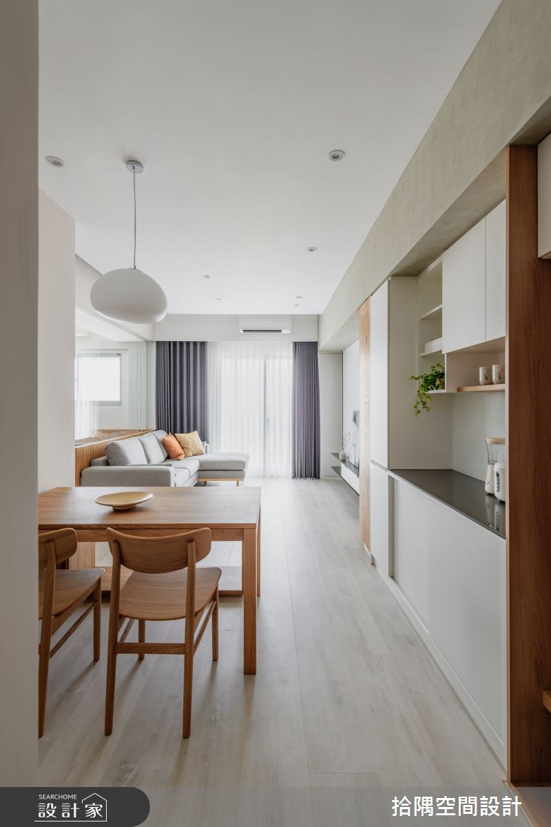 21坪新成屋(5年以下)＿療癒風餐廳案例圖片＿拾隅空間設計＿拾隅_木色韻律 MUJI Holic | 療癒風之9