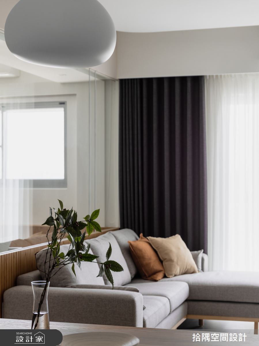21坪新成屋(5年以下)＿療癒風客廳案例圖片＿拾隅空間設計＿拾隅_木色韻律 MUJI Holic | 療癒風之10