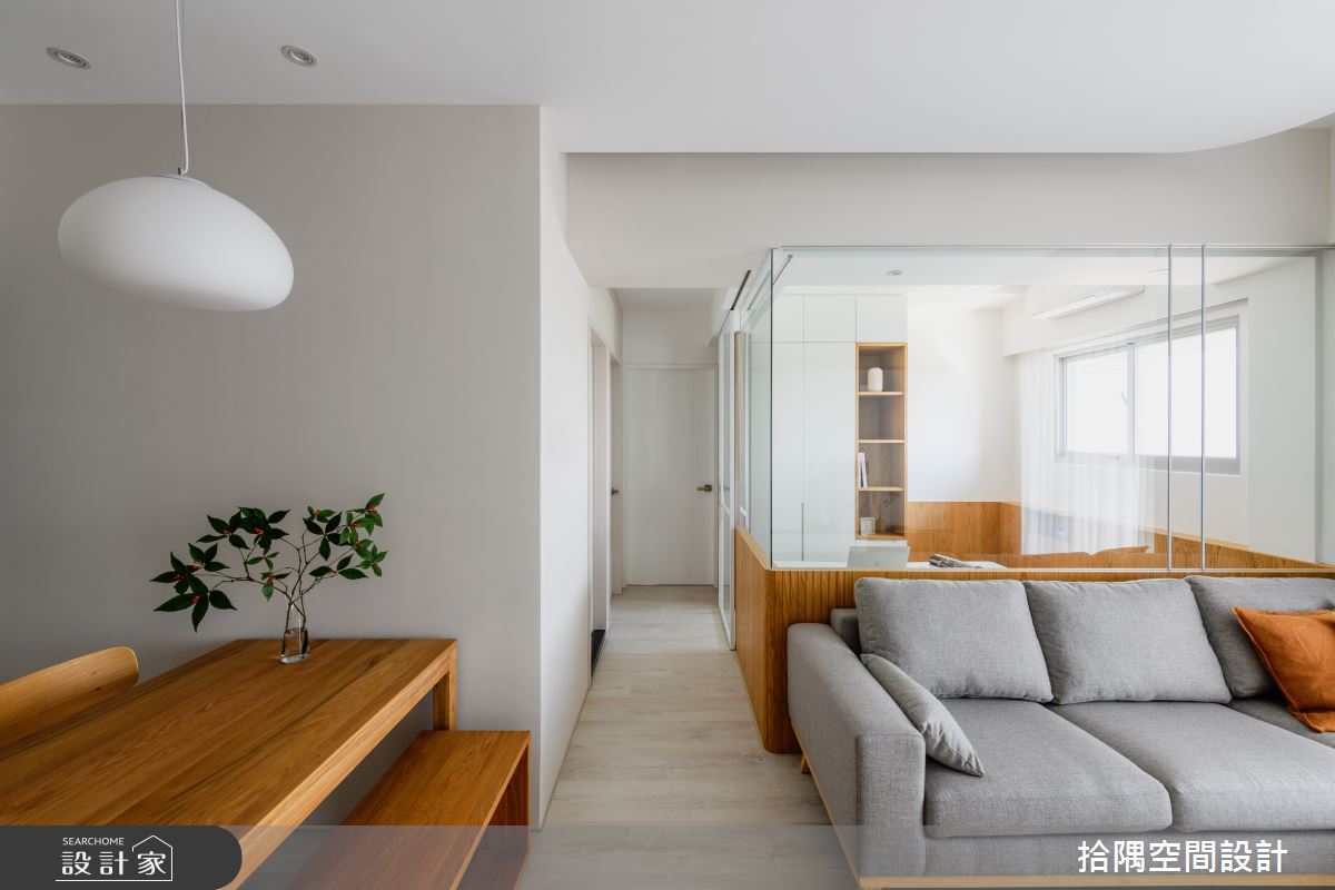21坪新成屋(5年以下)＿療癒風客廳餐廳案例圖片＿拾隅空間設計＿拾隅_木色韻律 MUJI Holic | 療癒風之13