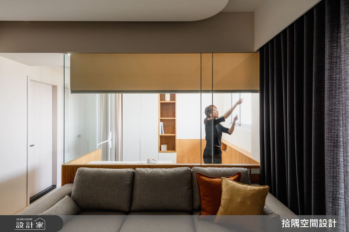 21坪新成屋(5年以下)＿療癒風客廳案例圖片＿拾隅空間設計＿拾隅_木色韻律 MUJI Holic | 療癒風之14