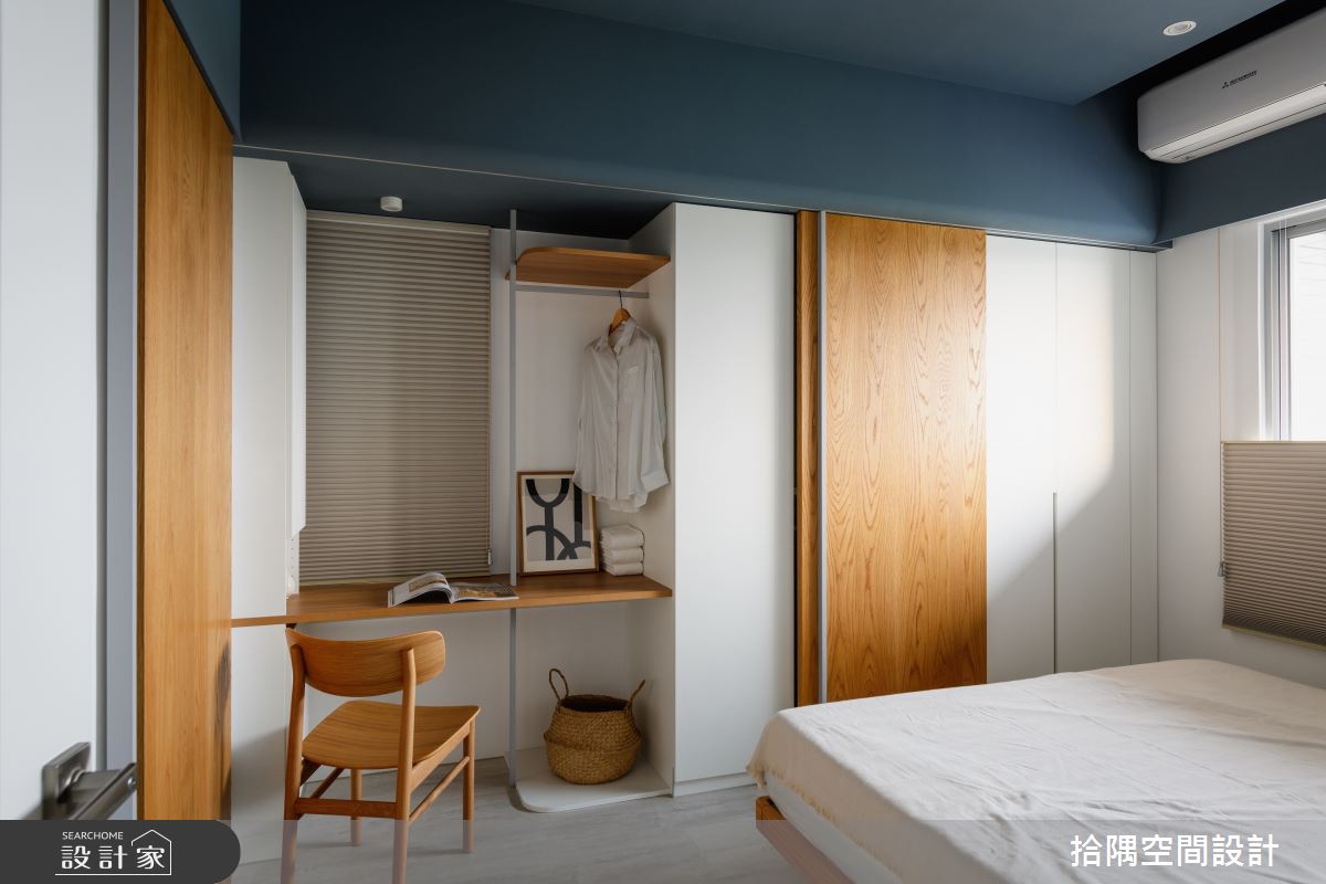 21坪新成屋(5年以下)＿療癒風臥室案例圖片＿拾隅空間設計＿拾隅_木色韻律 MUJI Holic | 療癒風之20
