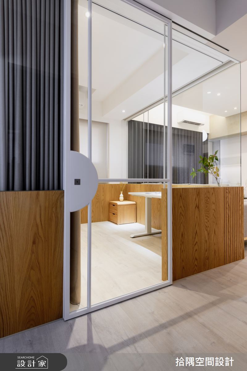 21坪新成屋(5年以下)＿療癒風工作區案例圖片＿拾隅空間設計＿拾隅_木色韻律 MUJI Holic | 療癒風之16