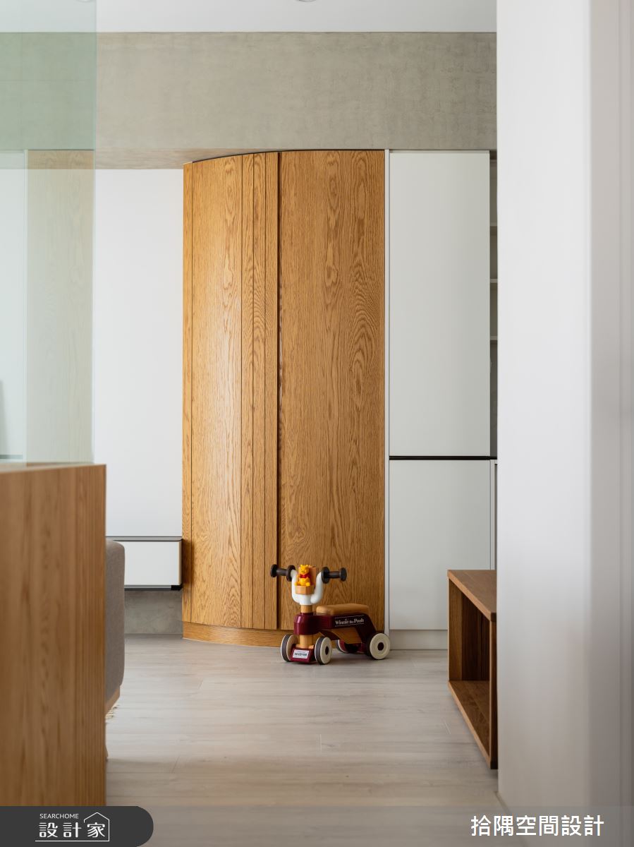 21坪新成屋(5年以下)＿療癒風客廳案例圖片＿拾隅空間設計＿拾隅_木色韻律 MUJI Holic | 療癒風之4