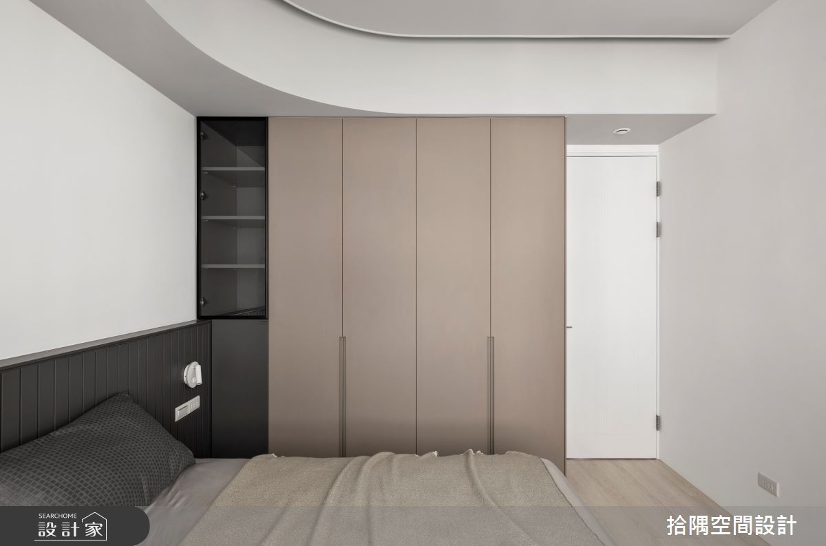 17坪新成屋(5年以下)＿現代風臥室案例圖片＿拾隅空間設計＿拾隅_半壁攏色 Colors Halfway｜現代風之8