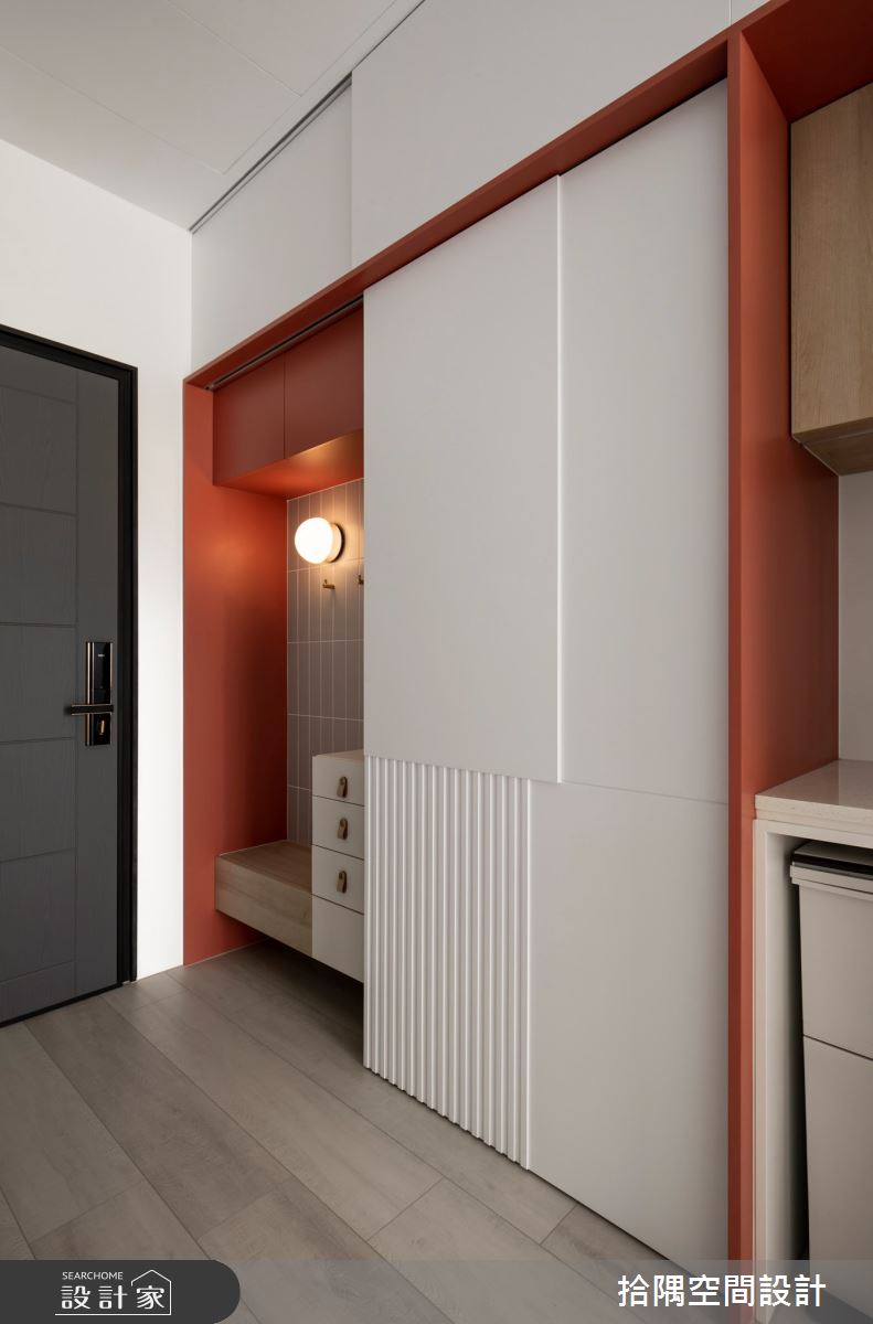 10坪新成屋(5年以下)＿北歐風玄關案例圖片＿拾隅空間設計＿拾隅_己境 Own Space | 北歐風之5