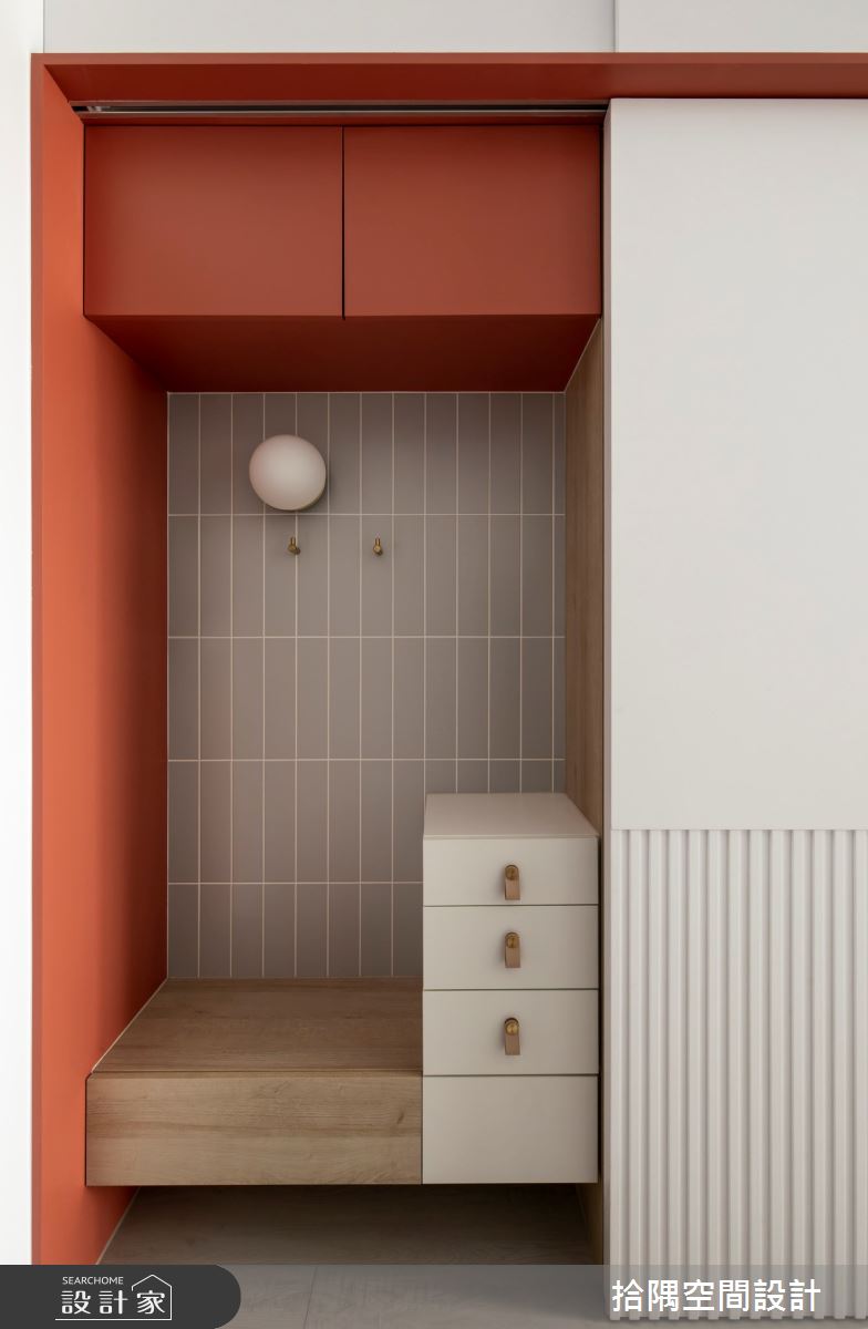 10坪新成屋(5年以下)＿北歐風玄關案例圖片＿拾隅空間設計＿拾隅_己境 Own Space | 北歐風之7