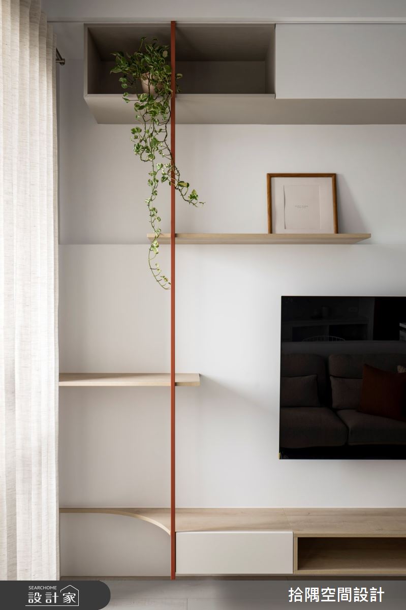 10坪新成屋(5年以下)＿北歐風客廳案例圖片＿拾隅空間設計＿拾隅_己境 Own Space | 北歐風之10