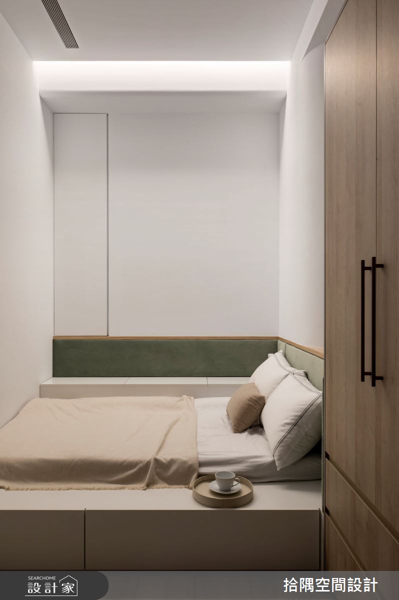 10坪新成屋(5年以下)＿北歐風臥室案例圖片＿拾隅空間設計＿拾隅_己境 Own Space | 北歐風之14