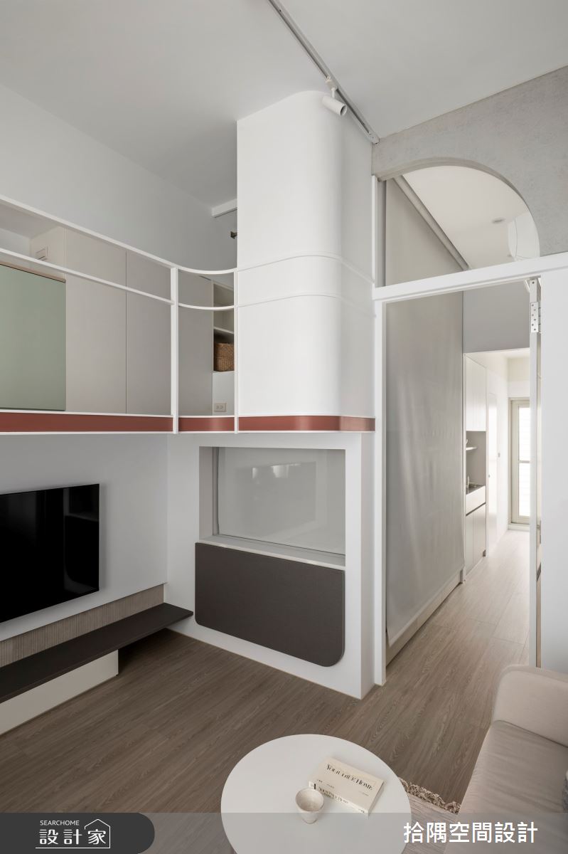 12坪老屋(16~30年)＿混搭風客廳臥室走廊案例圖片＿拾隅空間設計＿拾隅_心町 Heart Field | 混搭風之10