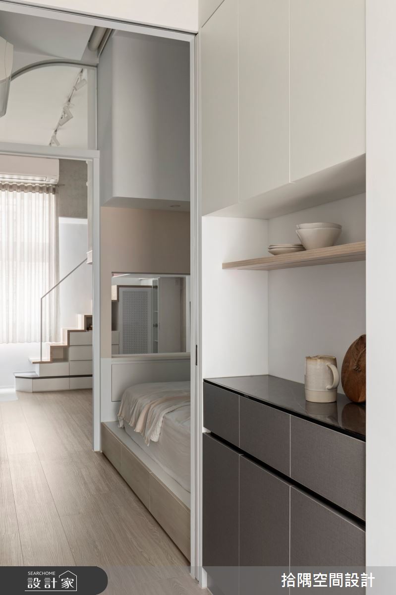 12坪老屋(16~30年)＿混搭風客廳廚房臥室樓梯走廊案例圖片＿拾隅空間設計＿拾隅_心町 Heart Field | 混搭風之20