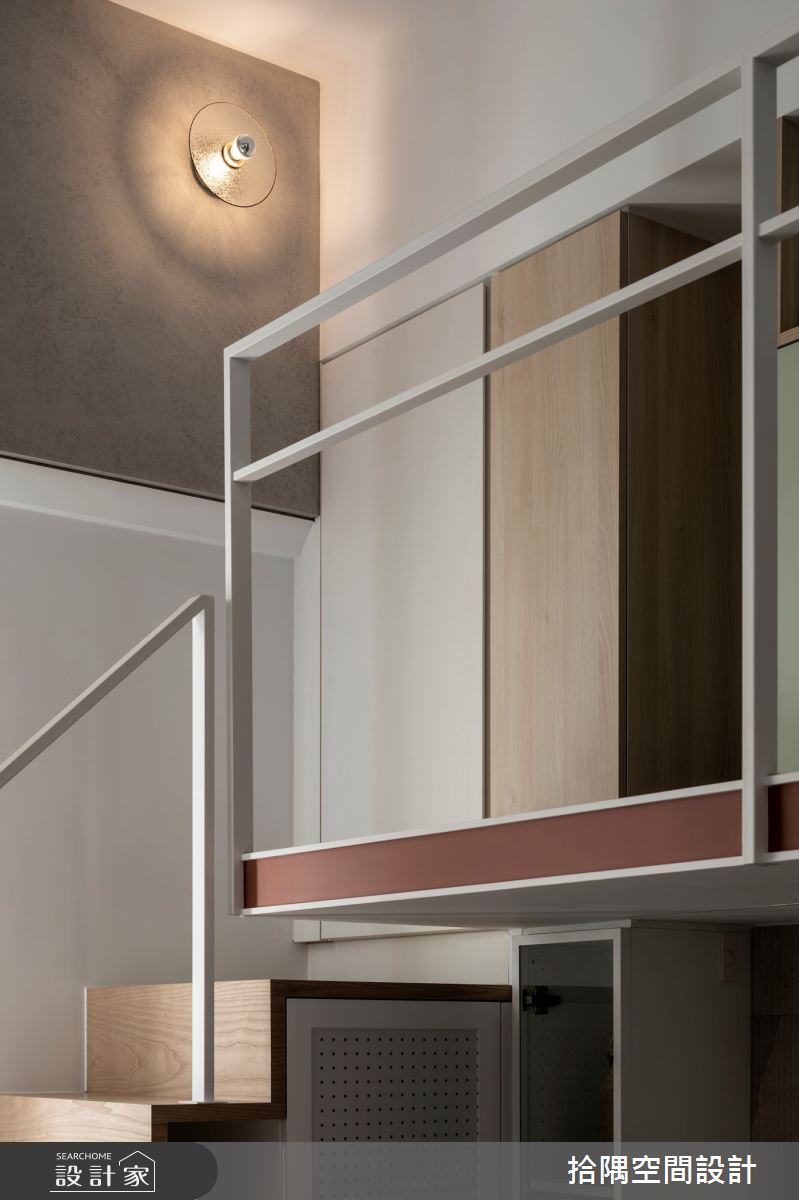 12坪老屋(16~30年)＿混搭風樓梯案例圖片＿拾隅空間設計＿拾隅_心町 Heart Field | 混搭風之21