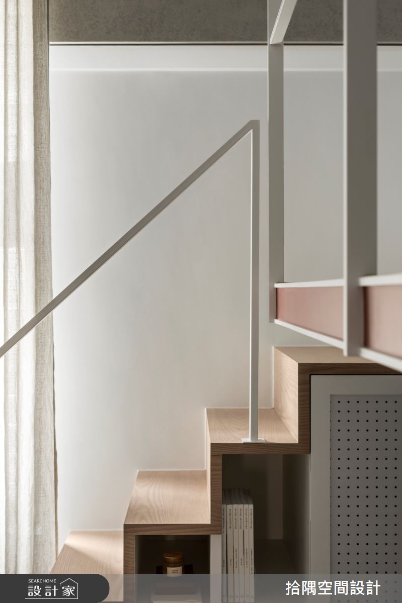 12坪老屋(16~30年)＿混搭風樓梯案例圖片＿拾隅空間設計＿拾隅_心町 Heart Field | 混搭風之22