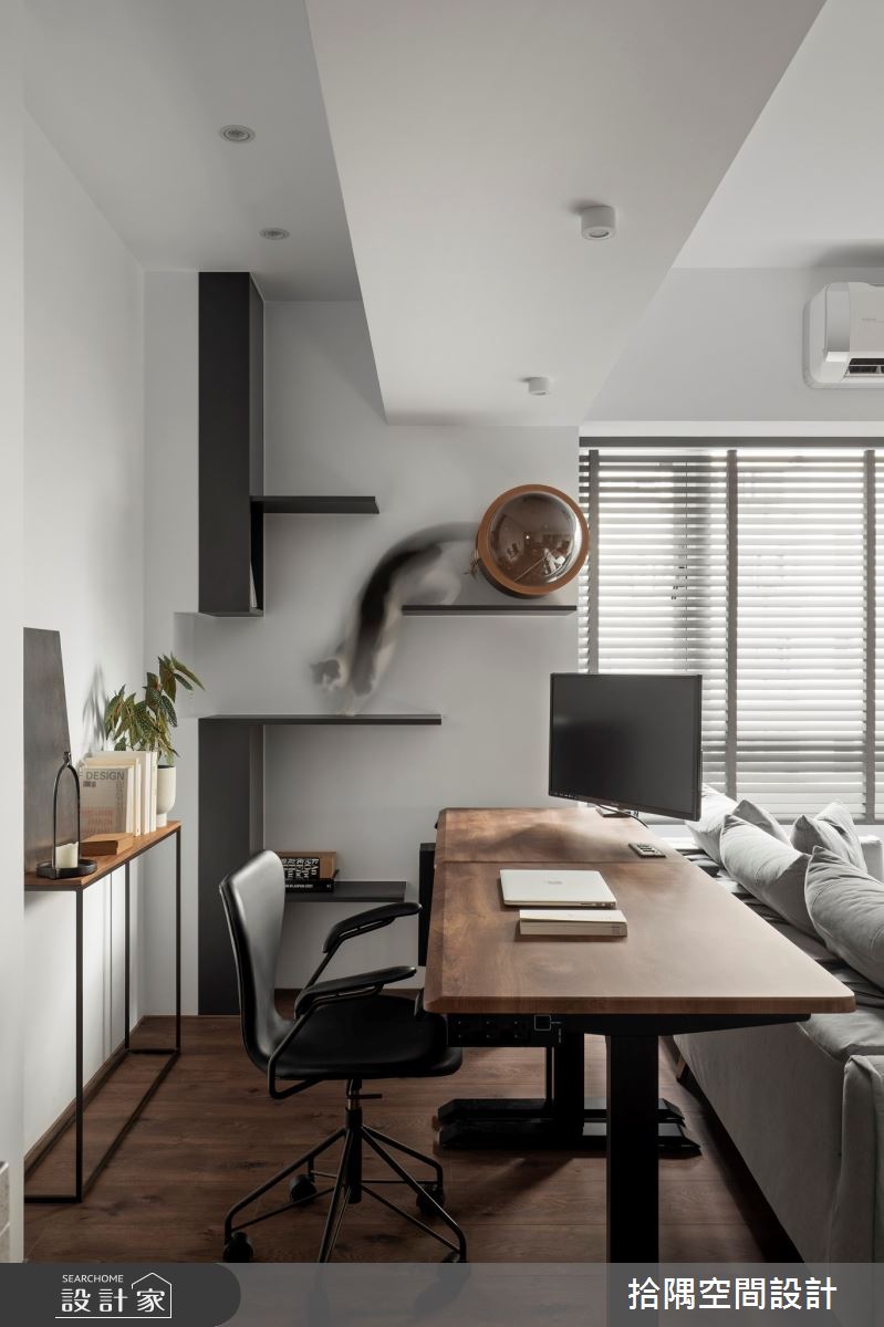 20坪老屋(16~30年)＿混搭風書房工作區案例圖片＿拾隅空間設計＿拾隅_知性質所 Intellectual Space | 混搭風之6