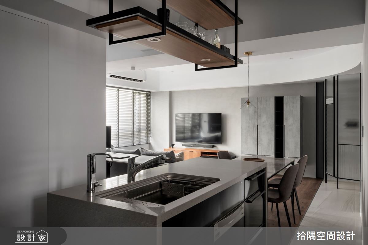 20坪老屋(16~30年)＿混搭風客廳餐廳廚房案例圖片＿拾隅空間設計＿拾隅_知性質所 Intellectual Space | 混搭風之7