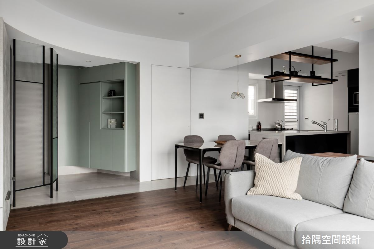 20坪老屋(16~30年)＿混搭風玄關客廳餐廳廚房案例圖片＿拾隅空間設計＿拾隅_知性質所 Intellectual Space | 混搭風之8