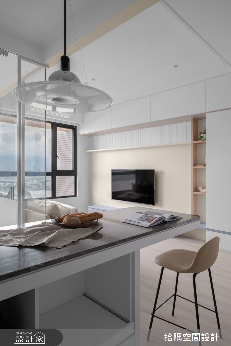 15坪新成屋(5年以下)＿北歐風客廳餐廳案例圖片＿拾隅空間設計＿拾隅_泊寓 Weekend Berth | 北歐風之9