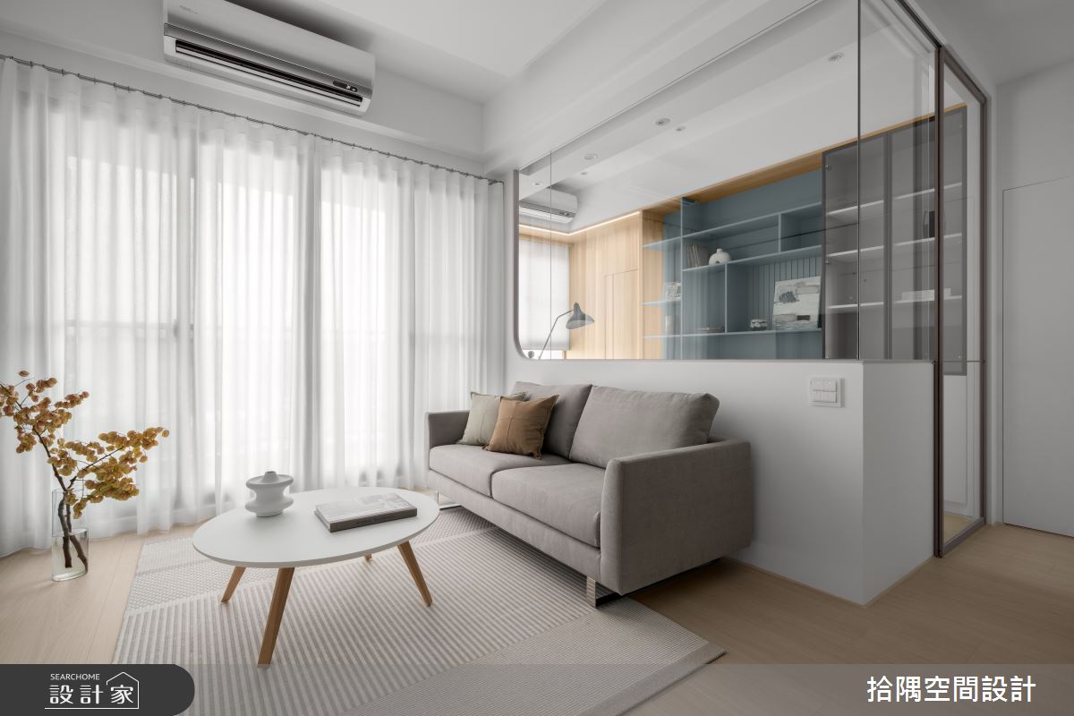 25坪預售屋＿北歐風客廳書房工作區案例圖片＿拾隅空間設計＿拾隅_享日 Enjoy the Day | 北歐風之5