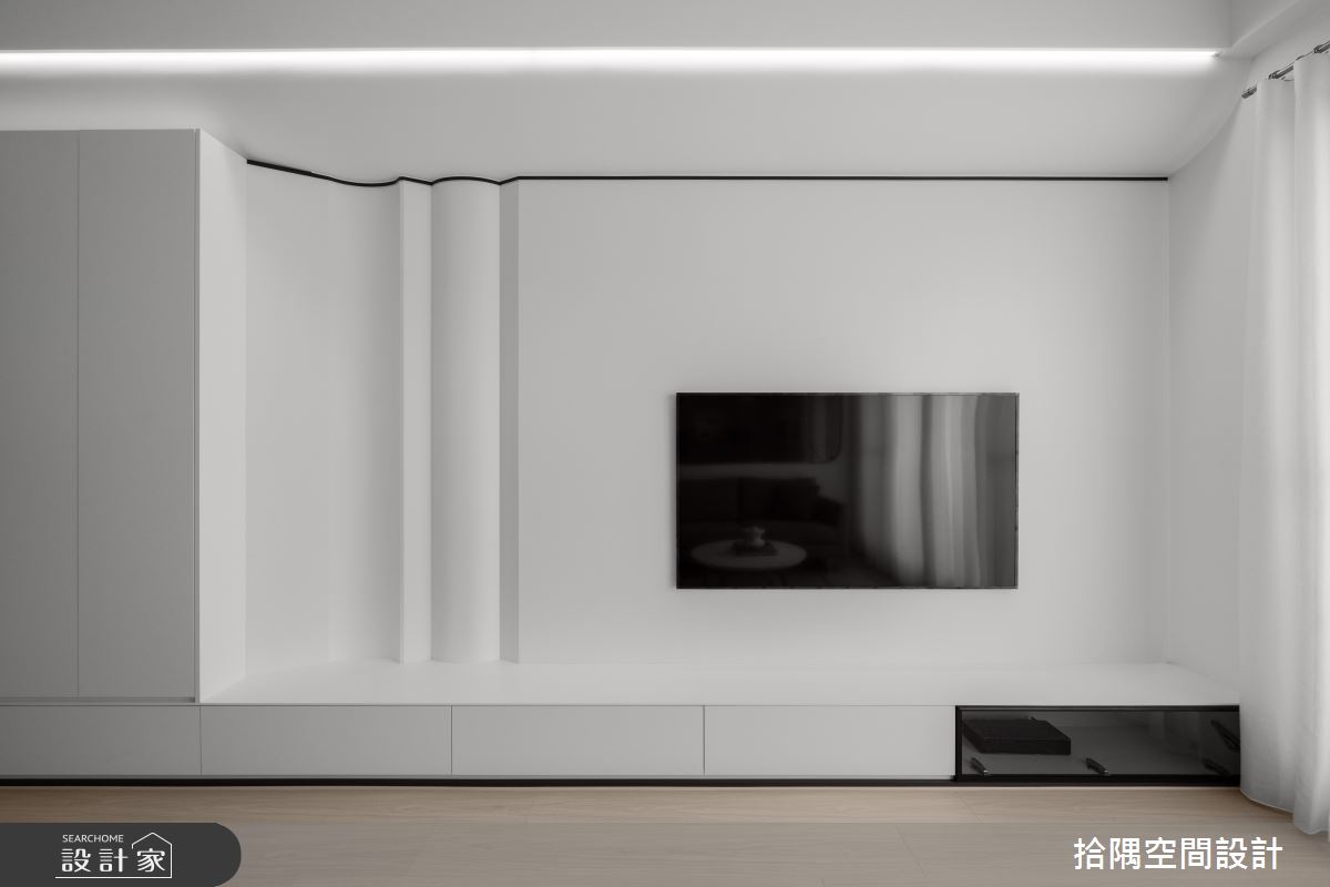 25坪預售屋＿北歐風客廳案例圖片＿拾隅空間設計＿拾隅_享日 Enjoy the Day | 北歐風之11