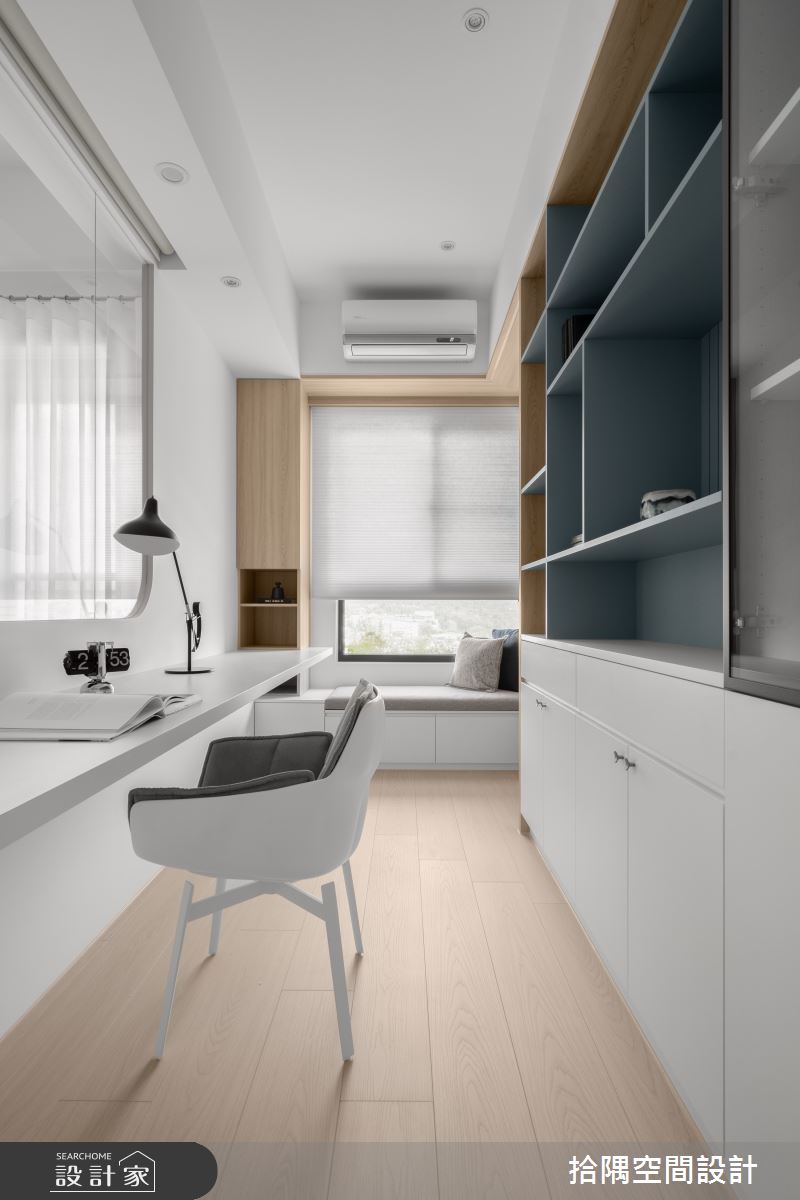 25坪預售屋＿北歐風書房工作區臥榻案例圖片＿拾隅空間設計＿拾隅_享日 Enjoy the Day | 北歐風之12