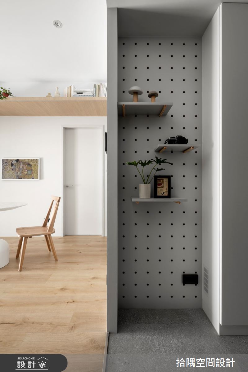 18坪預售屋＿療癒風玄關案例圖片＿拾隅空間設計＿拾隅_職感煦居 Freelancer's Dwelling | 療癒風之3524