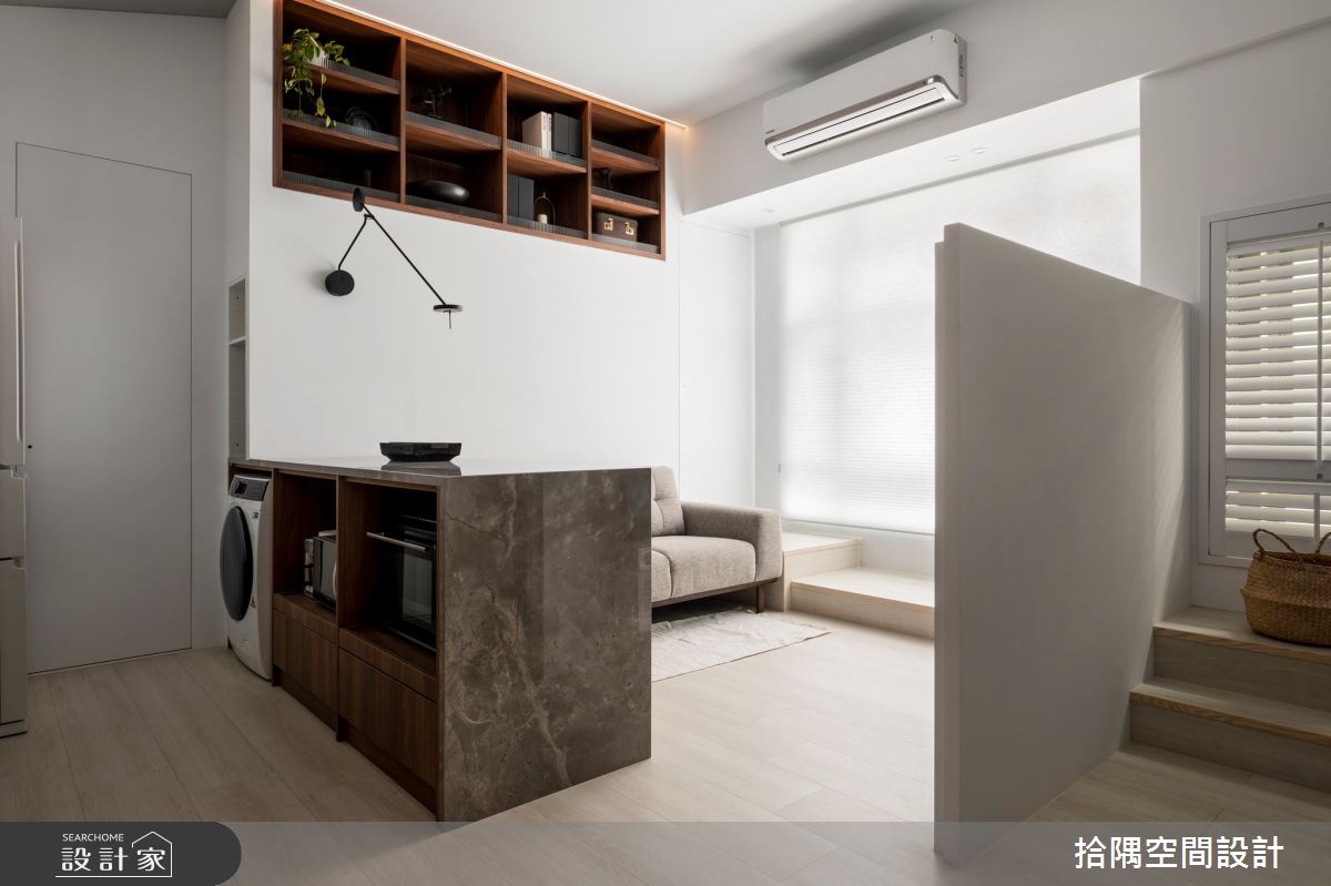 13坪老屋(16~30年)＿現代人文風客廳餐廳樓梯臥榻案例圖片＿拾隅空間設計＿拾隅_流𫇶 Flow | 現代人文風之6