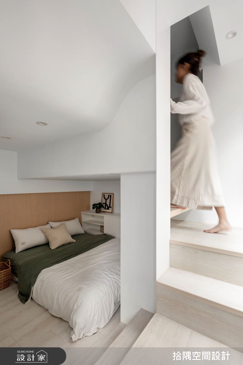 13坪老屋(16~30年)＿現代人文風臥室樓梯儲藏室案例圖片＿拾隅空間設計＿拾隅_流𫇶 Flow | 現代人文風之8