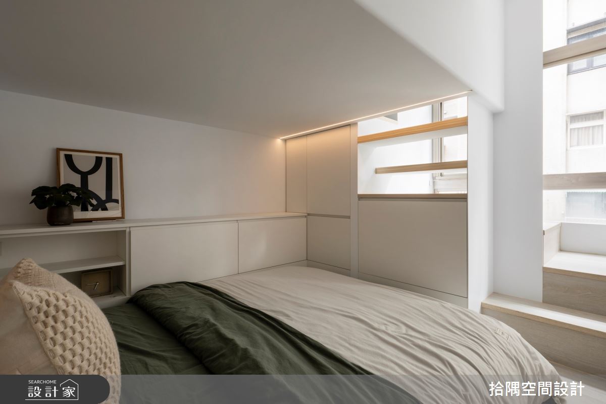 13坪老屋(16~30年)＿現代人文風臥室樓梯案例圖片＿拾隅空間設計＿拾隅_流𫇶 Flow | 現代人文風之10