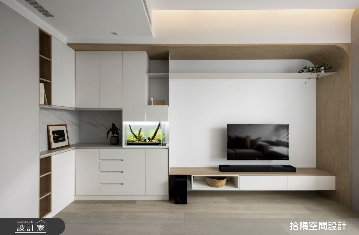 18坪預售屋＿北歐風客廳案例圖片＿拾隅空間設計＿拾隅_璃光 Glossy Lifestyle | 北歐風之3