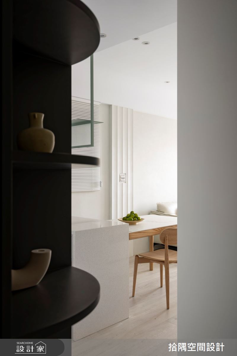 18坪新成屋(5年以下)＿療癒風餐廳中島案例圖片＿拾隅空間設計＿拾隅_輕印象 Gentle Image | 療癒風之2