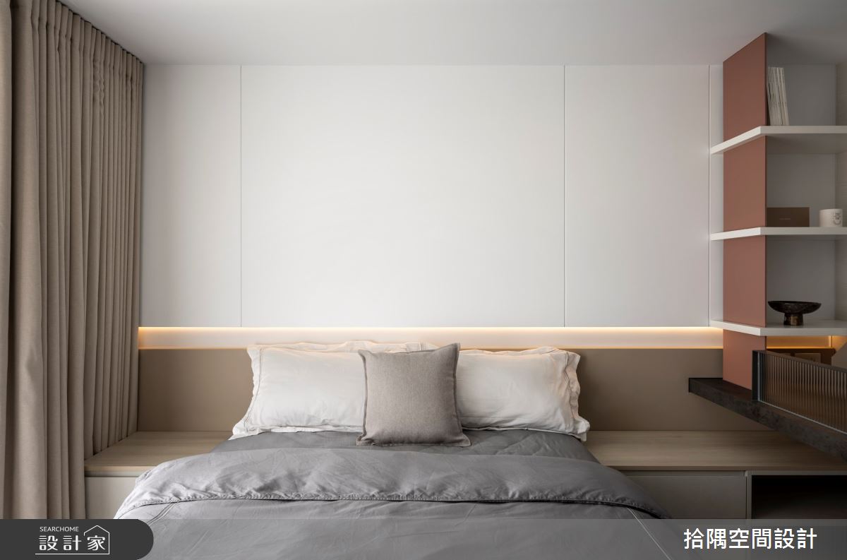 18坪新成屋(5年以下)＿療癒風臥室案例圖片＿拾隅空間設計＿拾隅_輕印象 Gentle Image | 療癒風之11