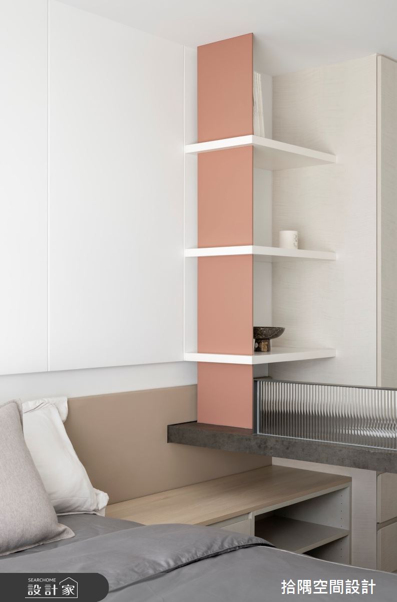 18坪新成屋(5年以下)＿療癒風臥室案例圖片＿拾隅空間設計＿拾隅_輕印象 Gentle Image | 療癒風之13