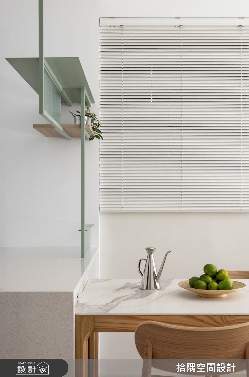 18坪新成屋(5年以下)＿療癒風餐廳中島案例圖片＿拾隅空間設計＿拾隅_輕印象 Gentle Image | 療癒風之15