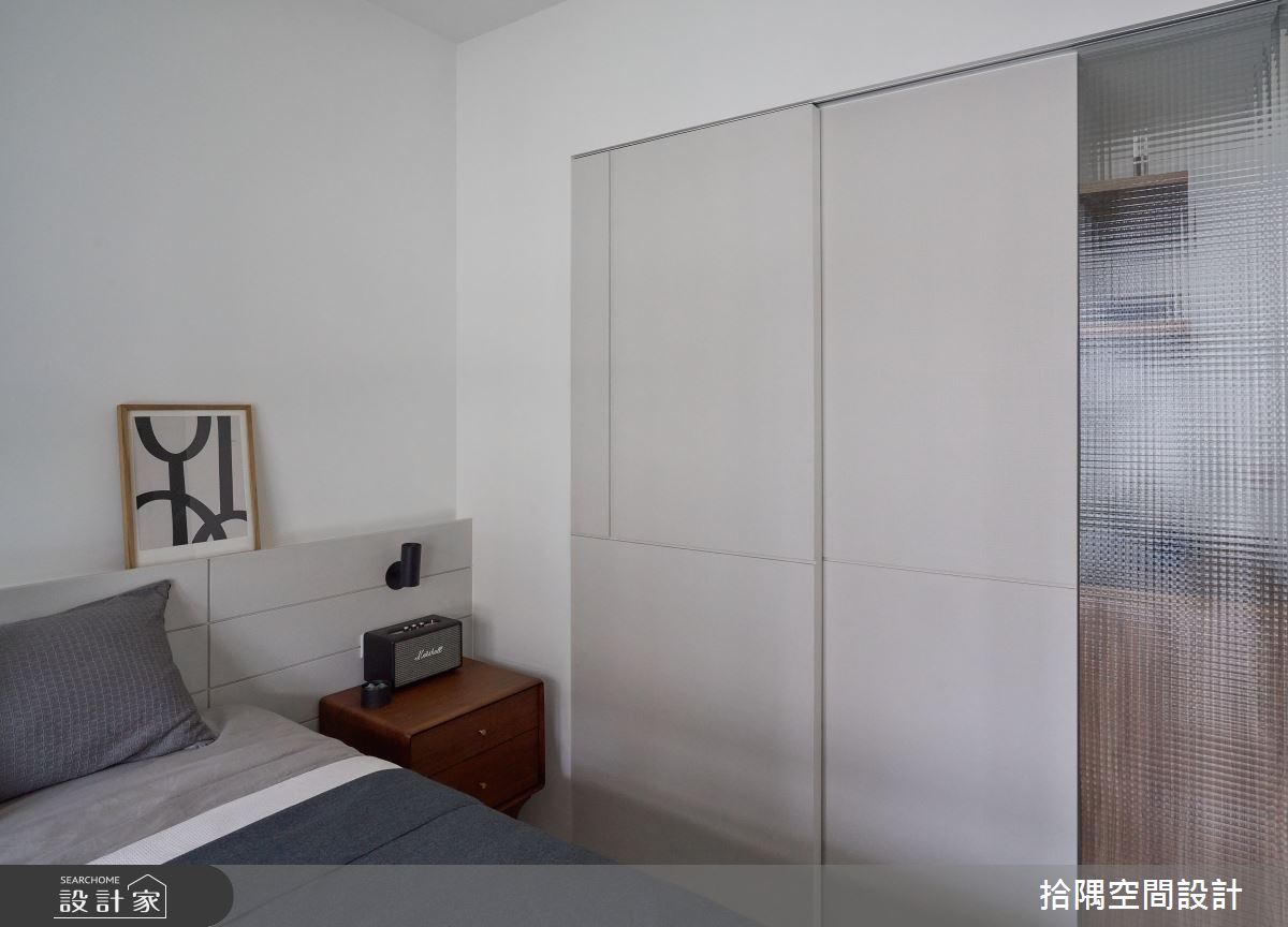 15坪新成屋(5年以下)＿現代輕復古風臥室案例圖片＿拾隅空間設計＿拾隅_悠響雅室 Serene Resonance Residence | 現代輕復古風之17