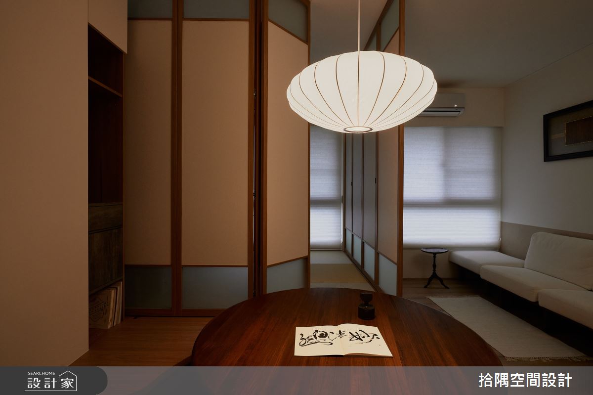 14坪新成屋(5年以下)＿日式風客廳餐廳和室案例圖片＿拾隅空間設計＿拾隅_澹日居 Serene Days | 日式風之2
